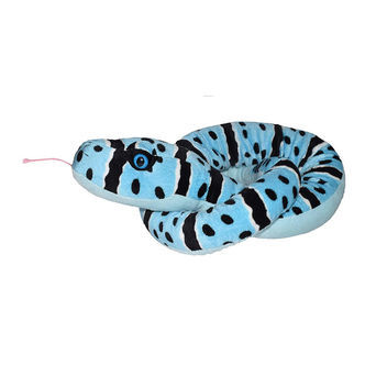 Wild Republic Bamse - 137 cm - Blue Rock Rattle Slange
