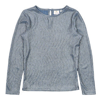 The New Bluse - TnLeah - Ashley Blue/Gold