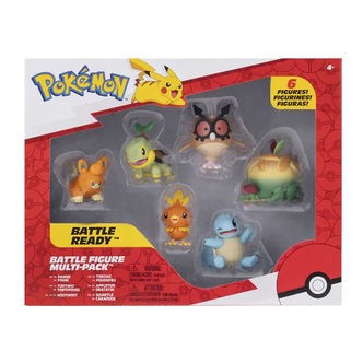 Pokémon Figurer - 6-pak - Battle Figure Multipack