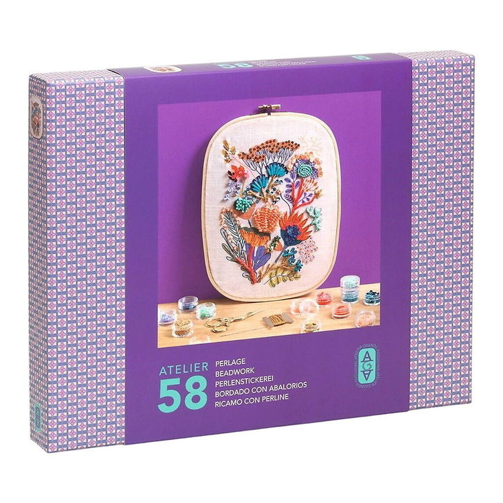 Djeco Kreasæt - Atelier 58 - Perlebroderi