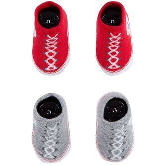 Converse Strømper- 2-pak - Gråmeleret/University Red