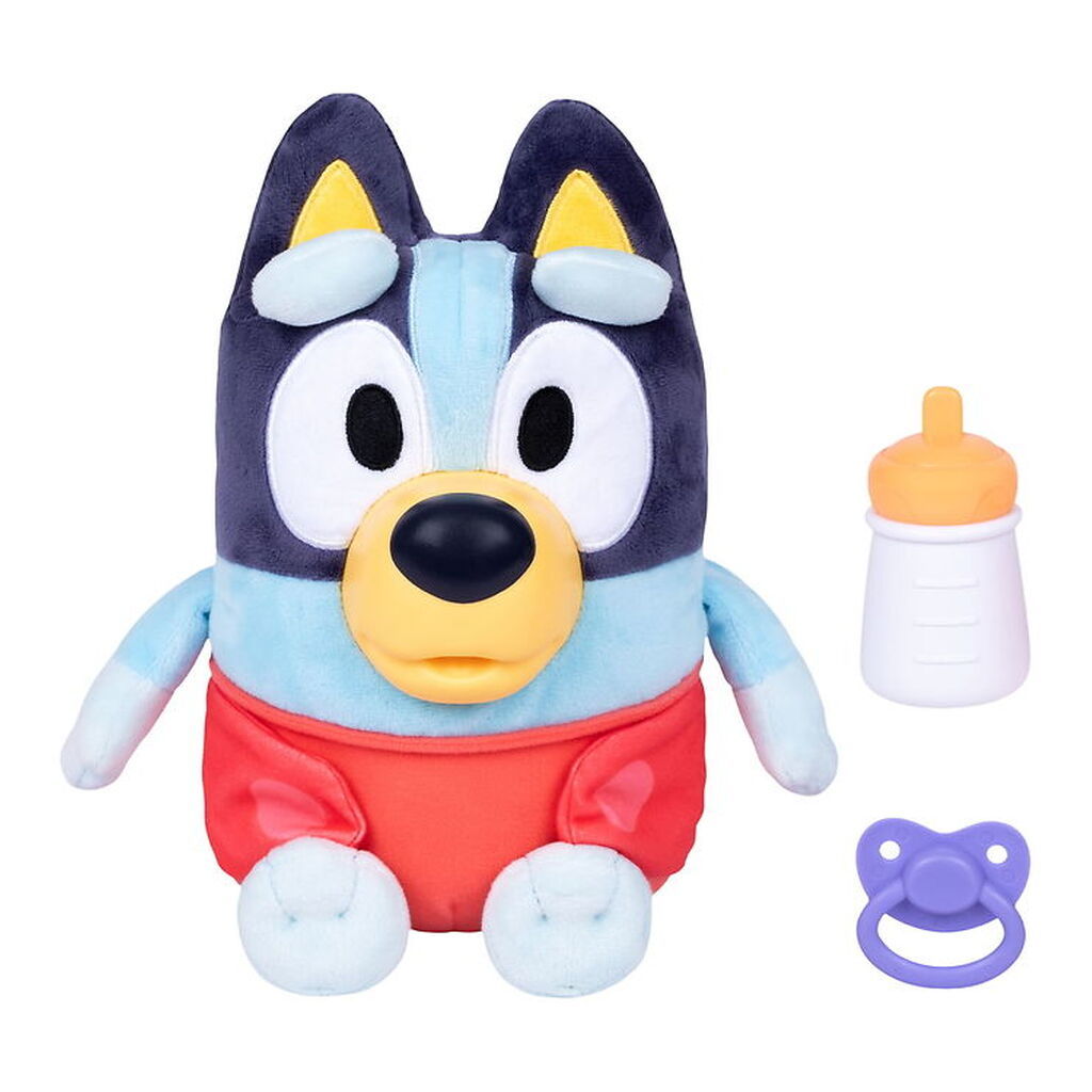 Bluey Bamse m. Tilbehør - 10 Lyde - Baby Race