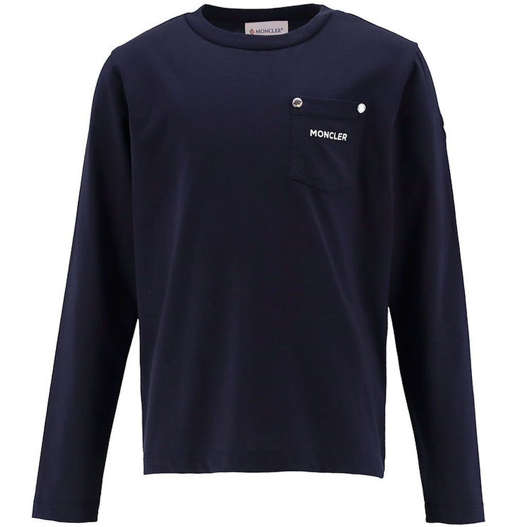 Moncler Bluse - Navy m. Lomme