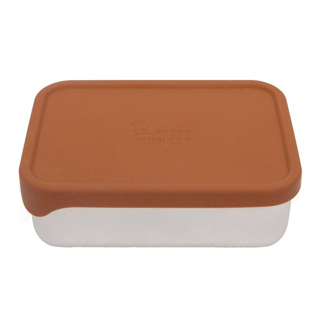 Petit Monkey Madkasse - Riley - Stainless Steel - Baked Clay