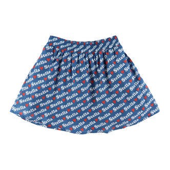 Stella McCartney Kids Nederdel - Blå m. Logoprint