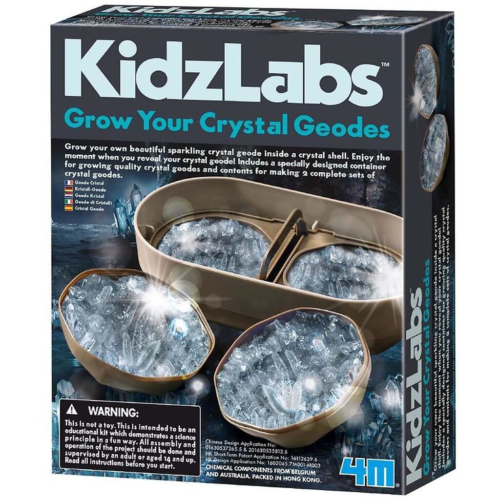 4M - KidzLabs - Geode Krystal Dyrker