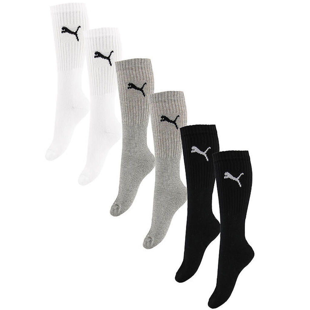 Puma strømper 6-pak - Crew - Grey Combo