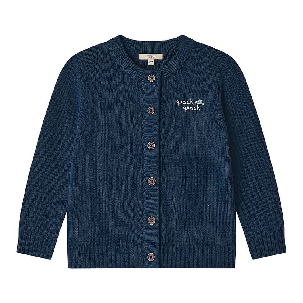 Fliink Cardigan - Strik - Mahdi - Insignia Blue