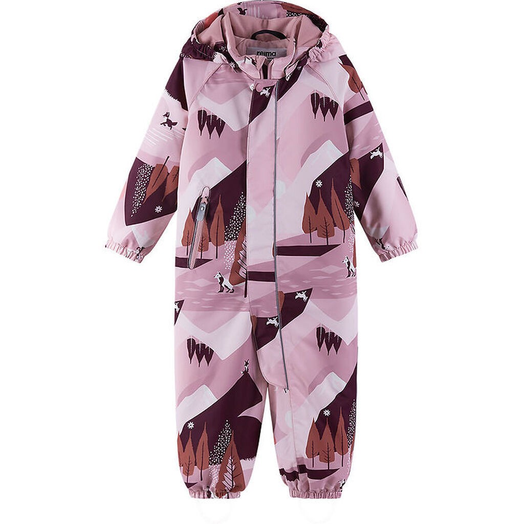 Reima Flyverdragt - Puhuri - Grey Pink m. Print
