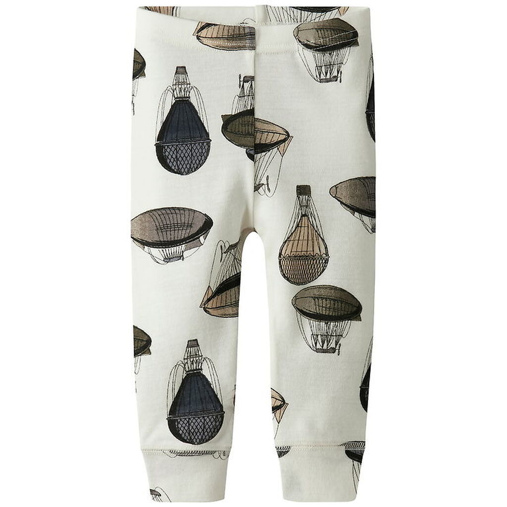 Name It Leggings - Uld - NbmWillitus - Snow White/Air Balloon