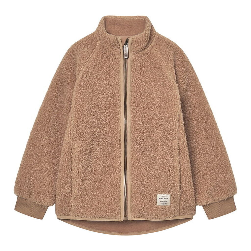 Mini A Ture Fleecejakke - Teddy - MatCedric - Cinnamon Swirl