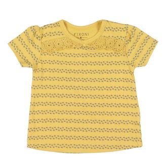 Fixoni T-shirt - Rattan m. Blomster