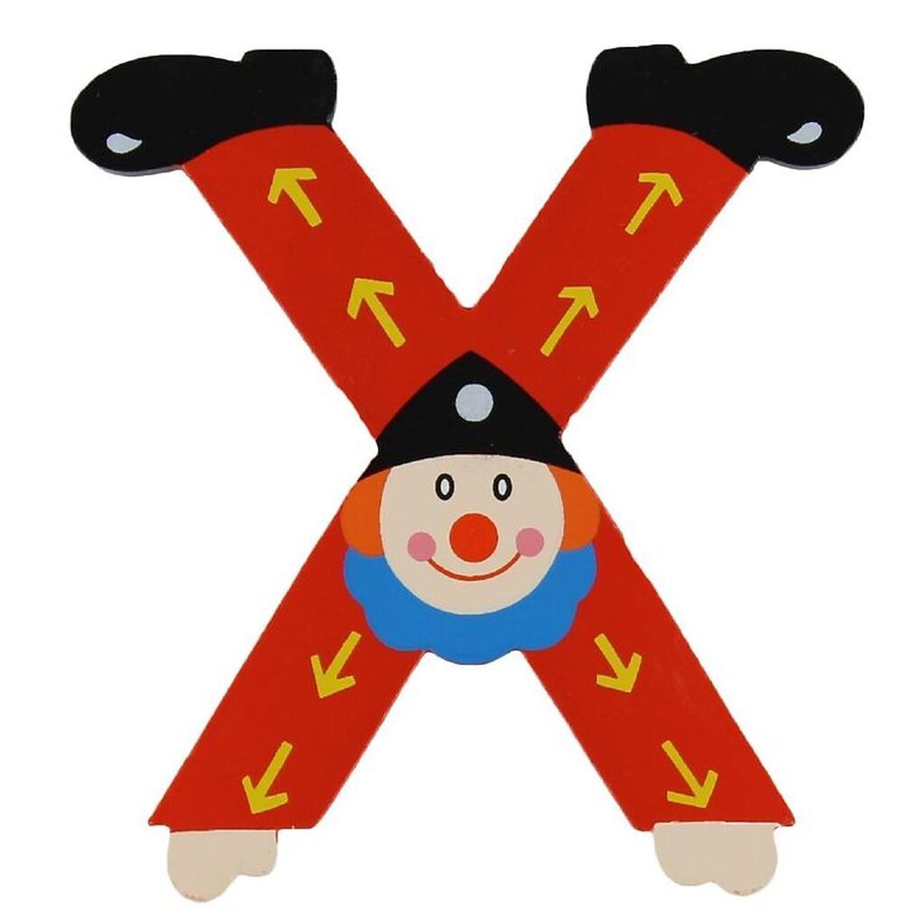 Petit Jour Paris Klovne Bogstav - X - Rød