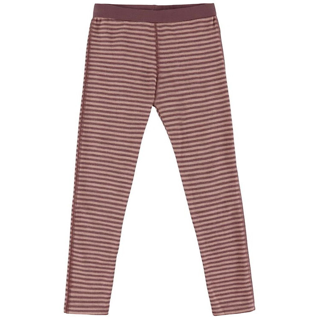 Joha Leggings - Uld - Rose m. Striber