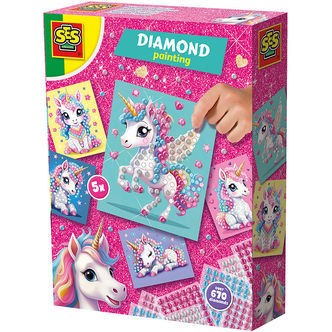 SES Creative Kreasæt - Diamantmosaik - Enhjørning