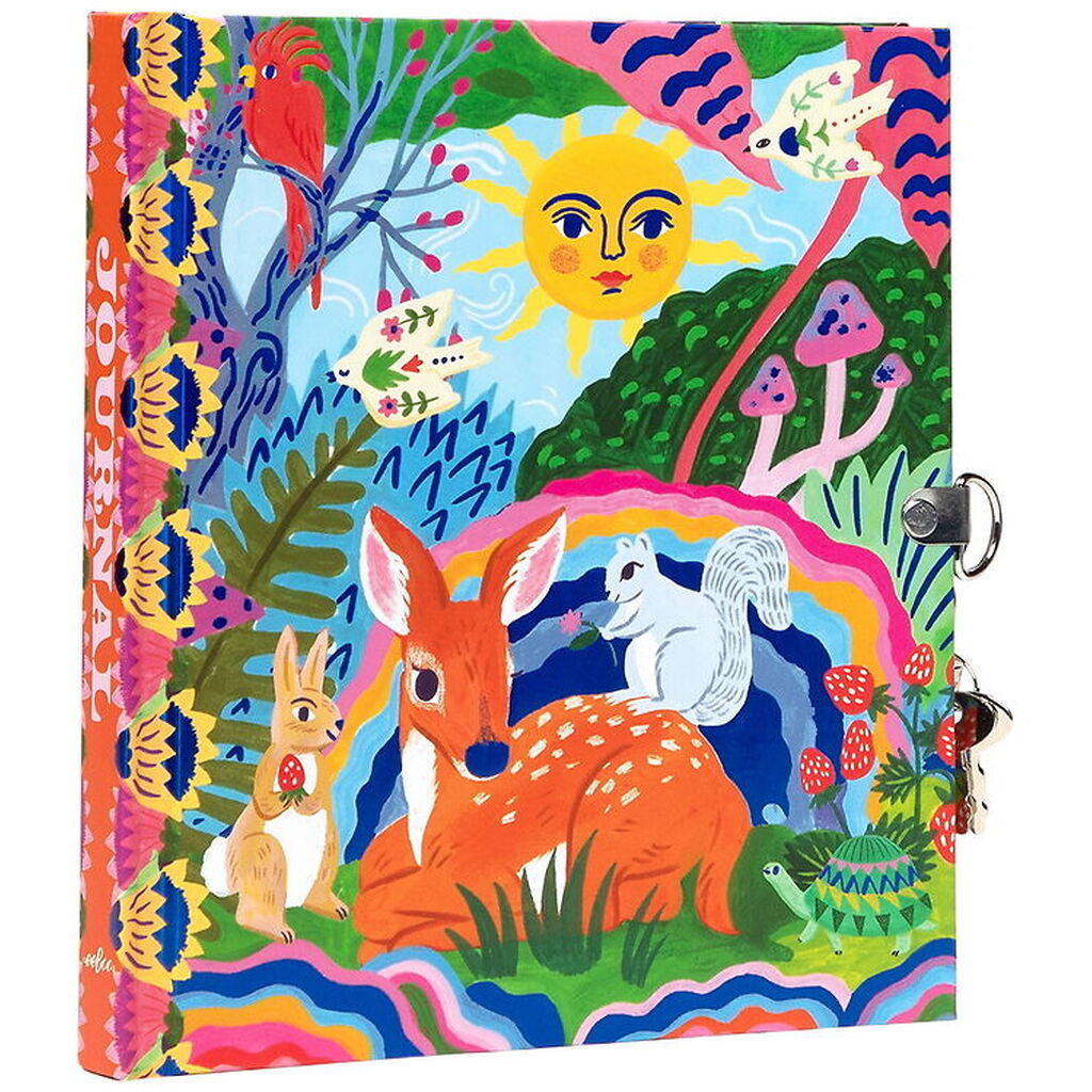 Eeboo Dagbog m. Lås - Bambi