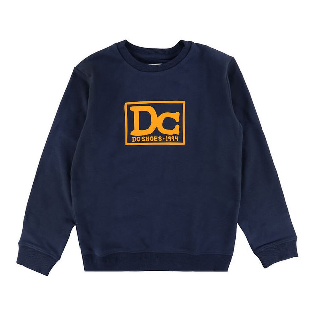 DC Sweatshirt - Tribute - Dress Blue m. Orange