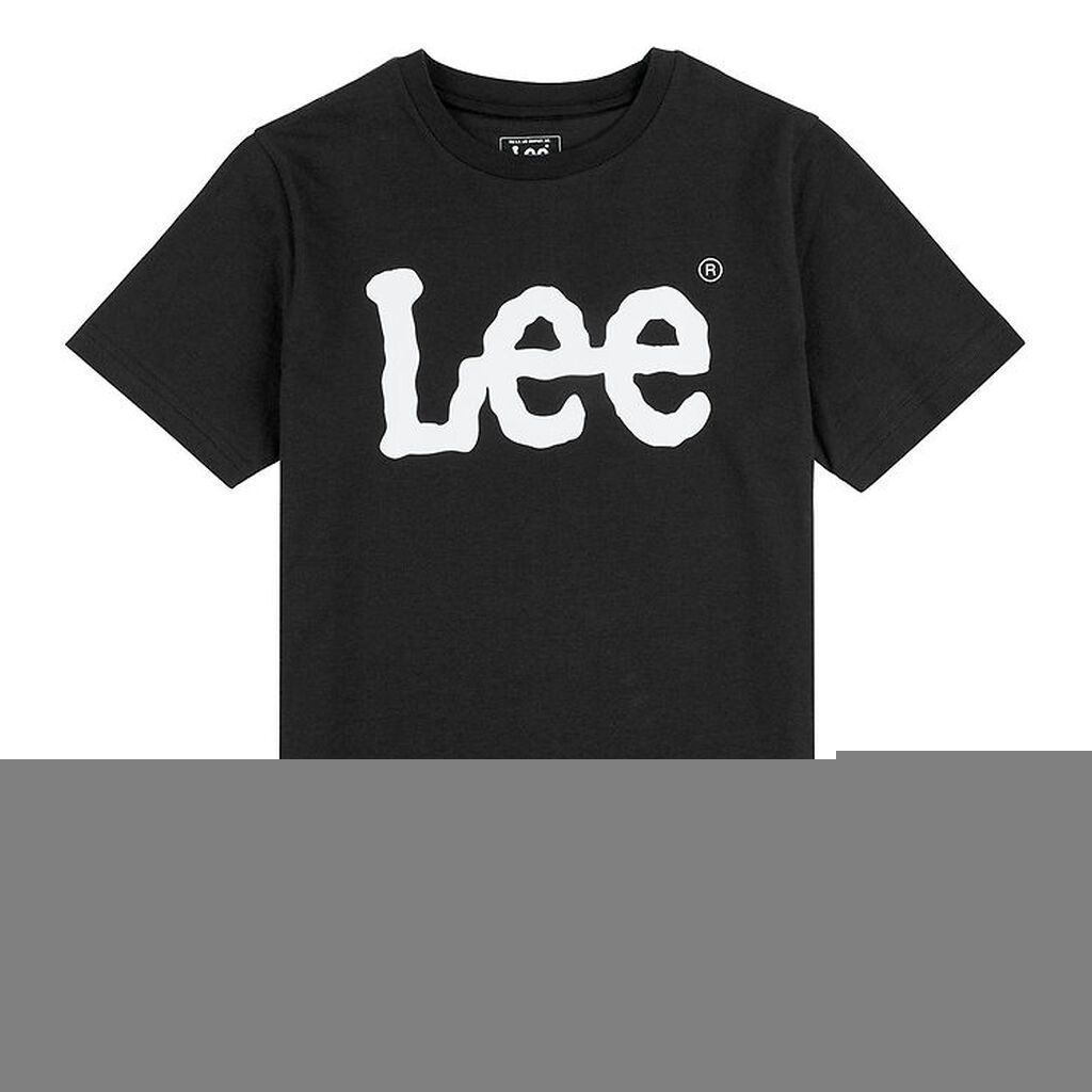 Lee T-shirt - Wobbly Graphic - Sort