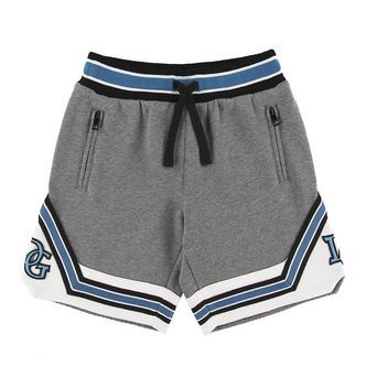 Dolce & Gabbana Sweatshorts - Gråmeleret m. Hvid/Blå