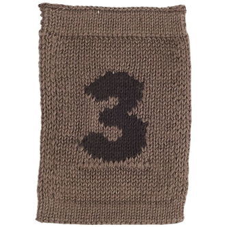 Smallstuff Strikket Flag - 3 - Natur Tal