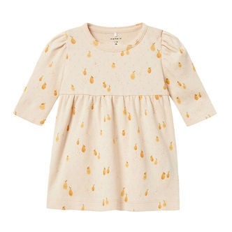 Name It Kjole - NbfFepera - Whisper Pink m. Hulmønster