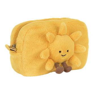 Jellycat Taske - 13x19 cm - Amuseables Sun Pouch - Gul