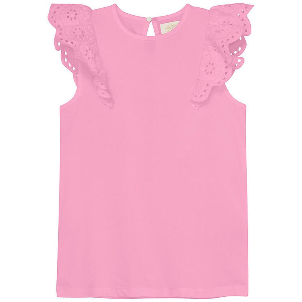 Creamie Top - Lace - Rosebloom m. Hulmønster