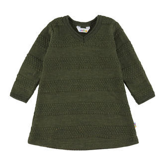 Joha Kjole - Strik - Uld - Mos Grøn