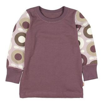 Katvig Bluse - Lilla m. Æbler