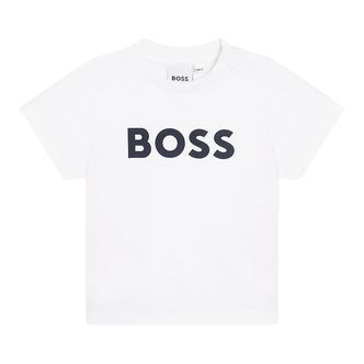 BOSS T-shirt - Hvid m. Navy