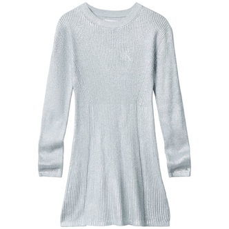 Calvin Klein Kjole - Rib - Silvergrey