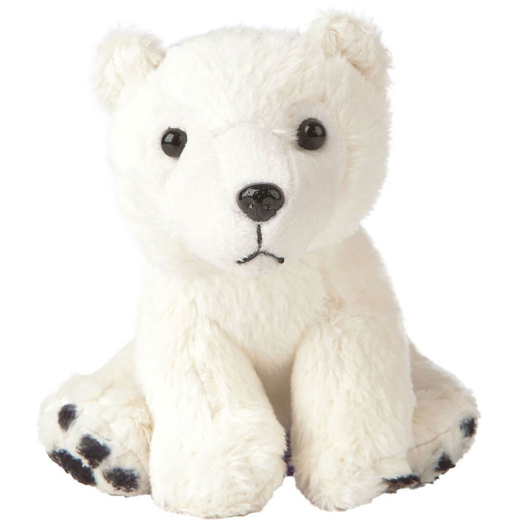 Living Nature Bamse - 15x12 cm - Smols - Isbjørn - Hvid
