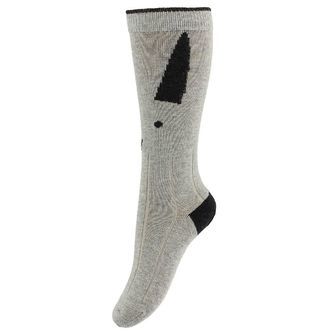 Liewood Knæstrømper - Gråmeleret m. Kaniner