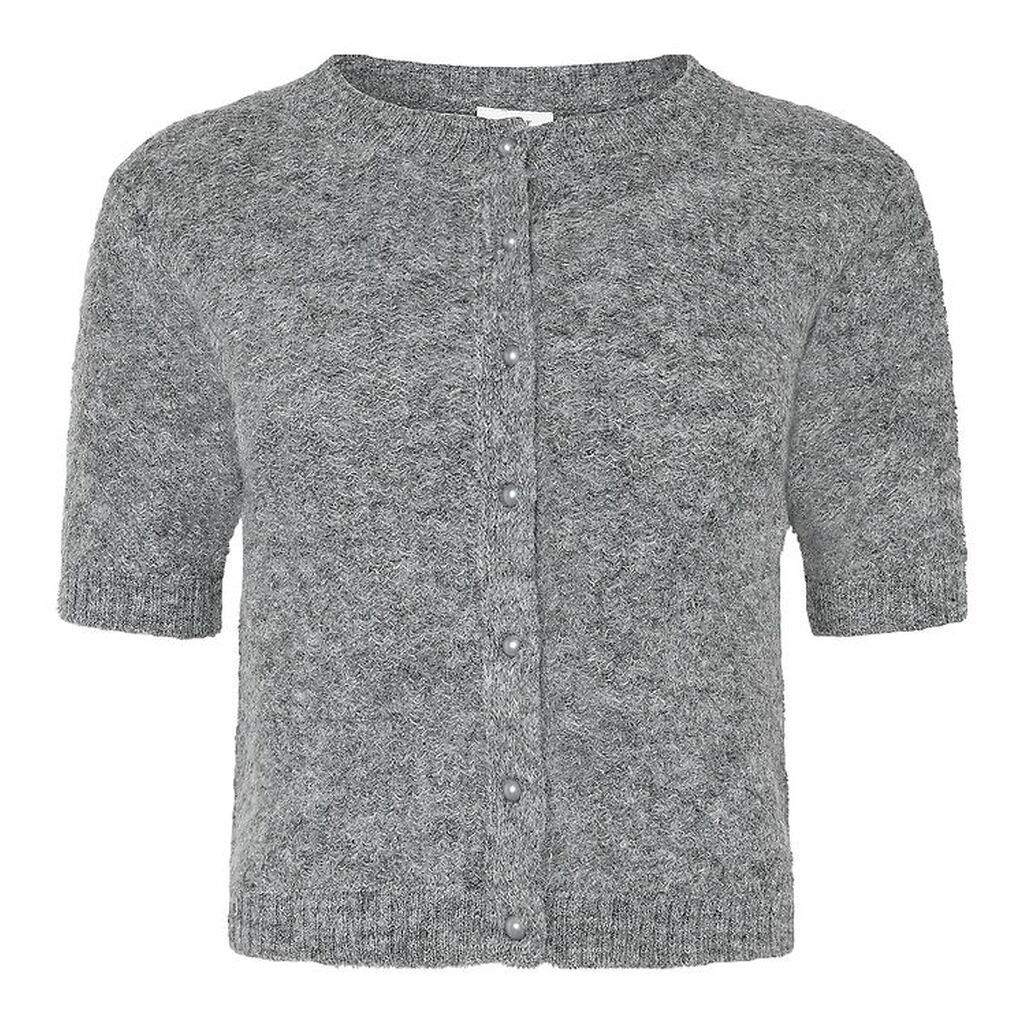 Grunt Cardigan - Strik - GrLins - Dark Grey