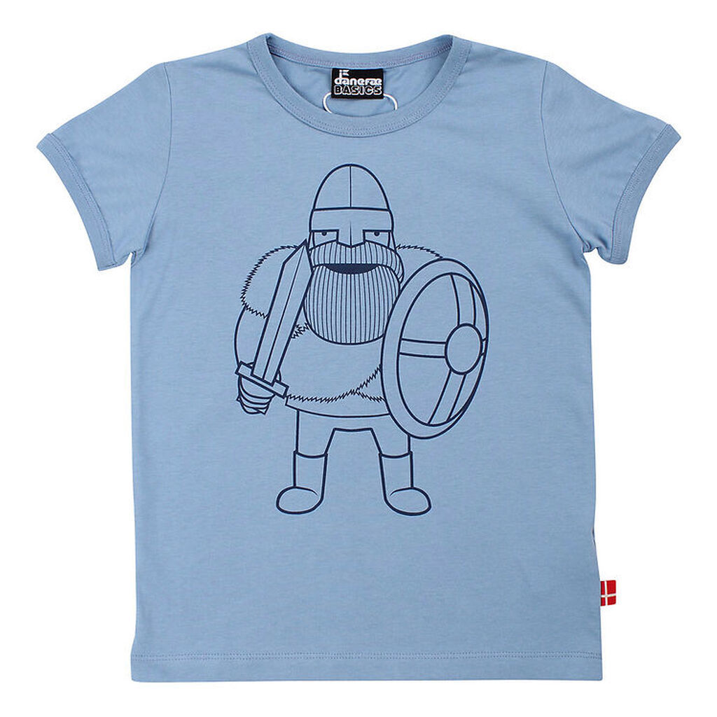 Danefæ T-shirt - Danebasic - Porcelaine Ragnar Outline