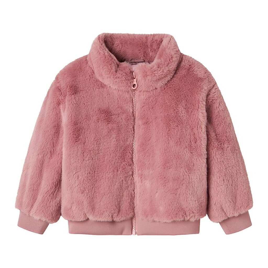 Name It Jakke - Imiteret Pels - NmfMila - Lilas