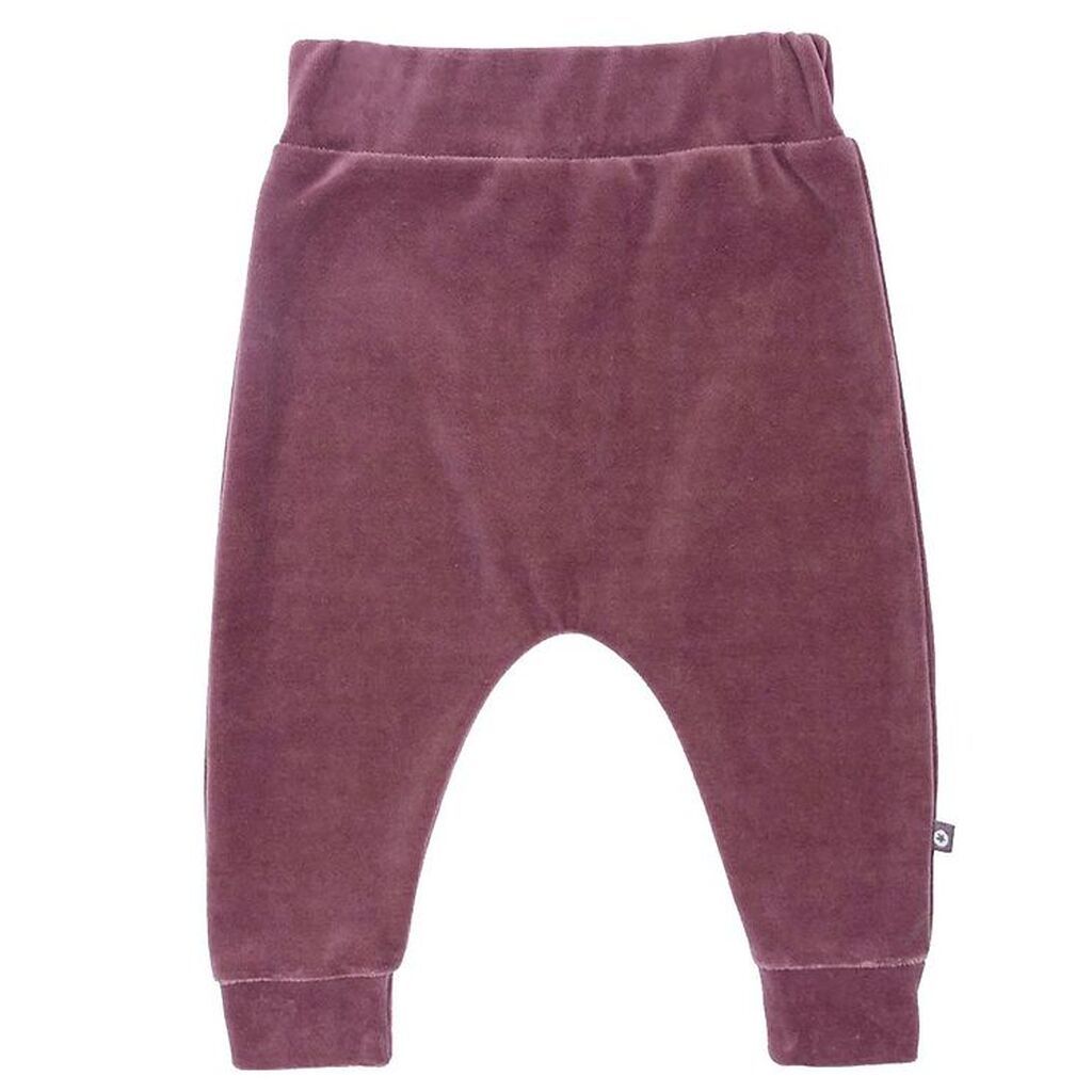 Smallstuff Velourbukser - Dark Rose