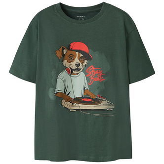 Name It T-shirt - NkmNova - Garden Topiary m. Print