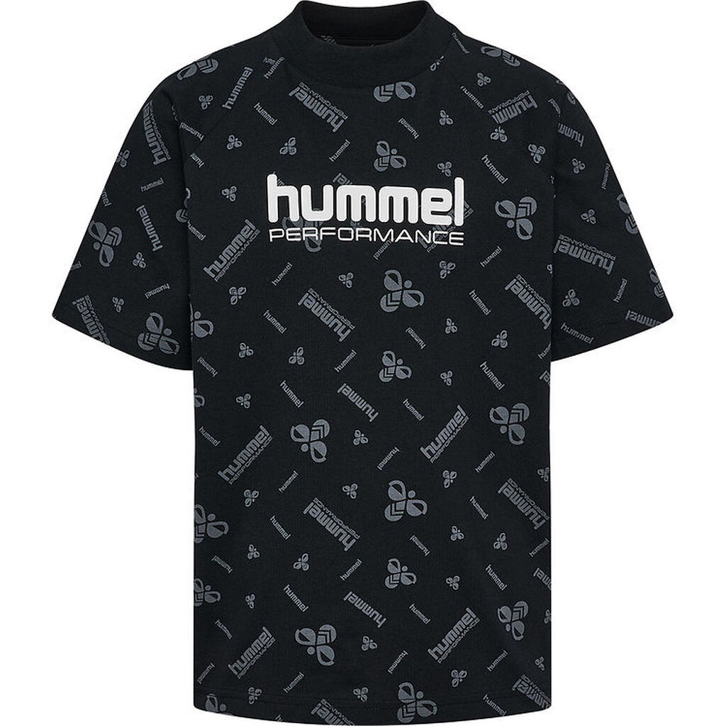 Hummel T-shirt - HmlJR Dance - Black/Ebony m. Logo