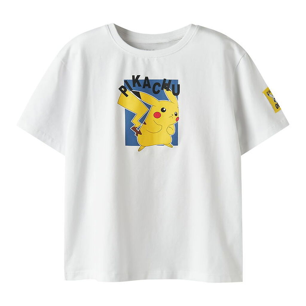 Name It T-shirt - NkmJeb Noos - Pokemon - Bright White