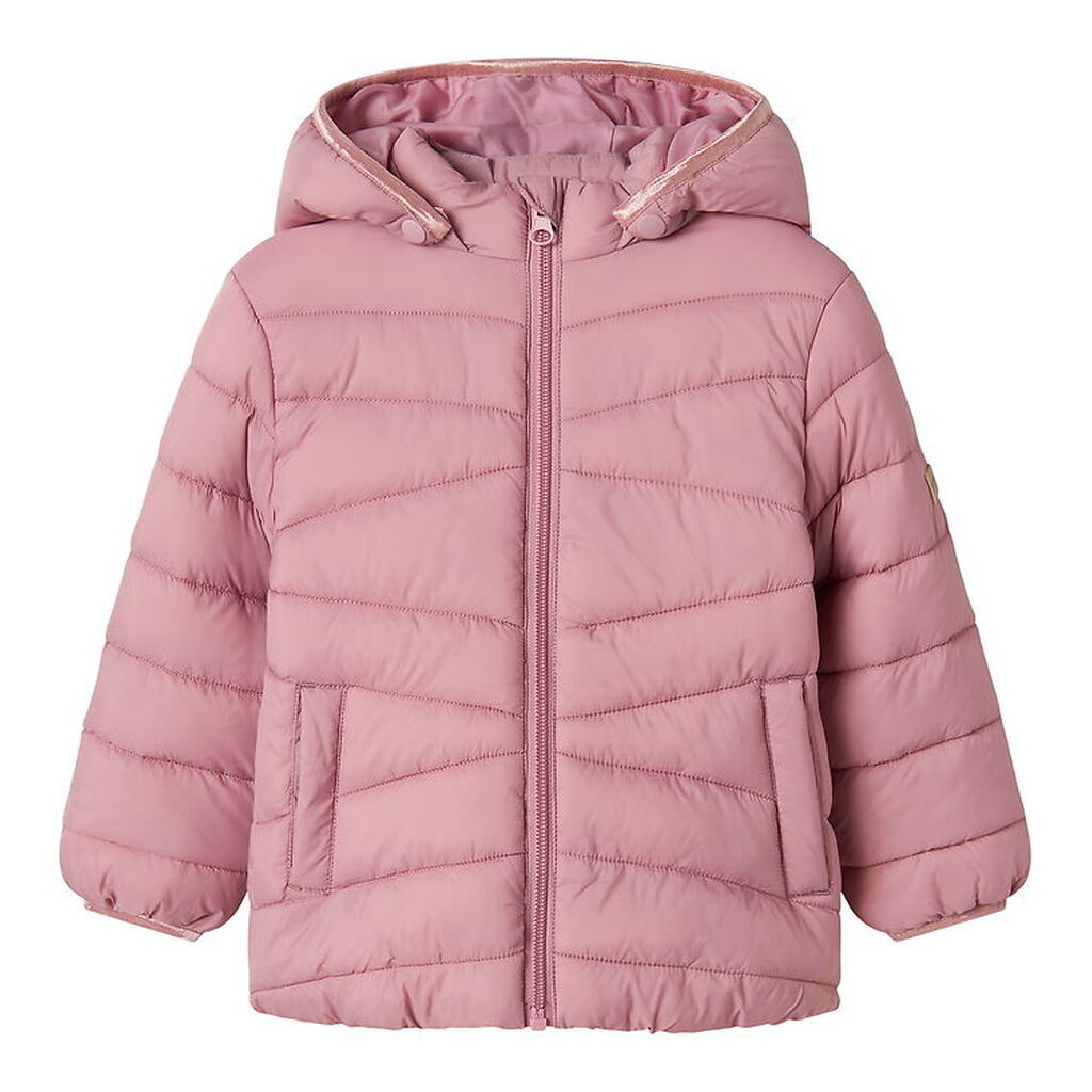 Name It Dynejakke - NmfMarble - Lilas