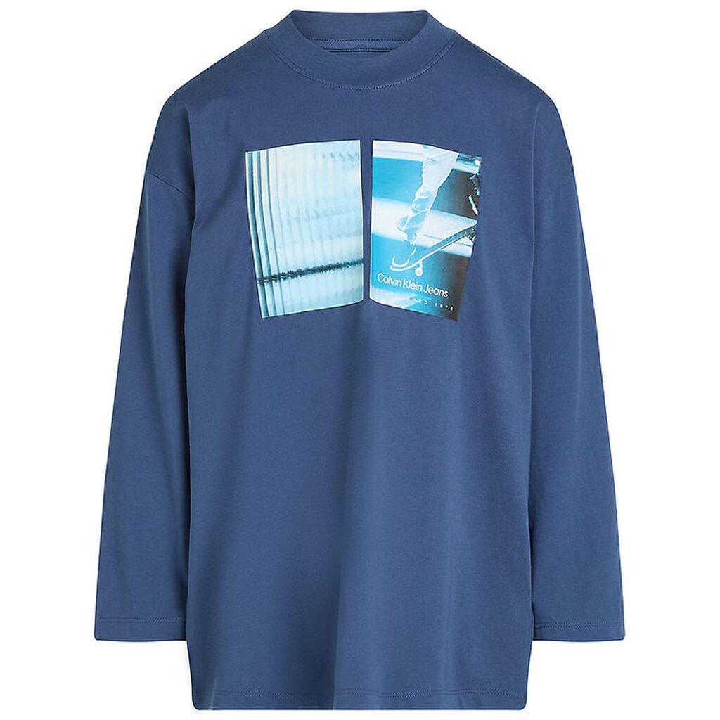 Calvin Klein Bluse - Shifted Picture - Ensign Blue