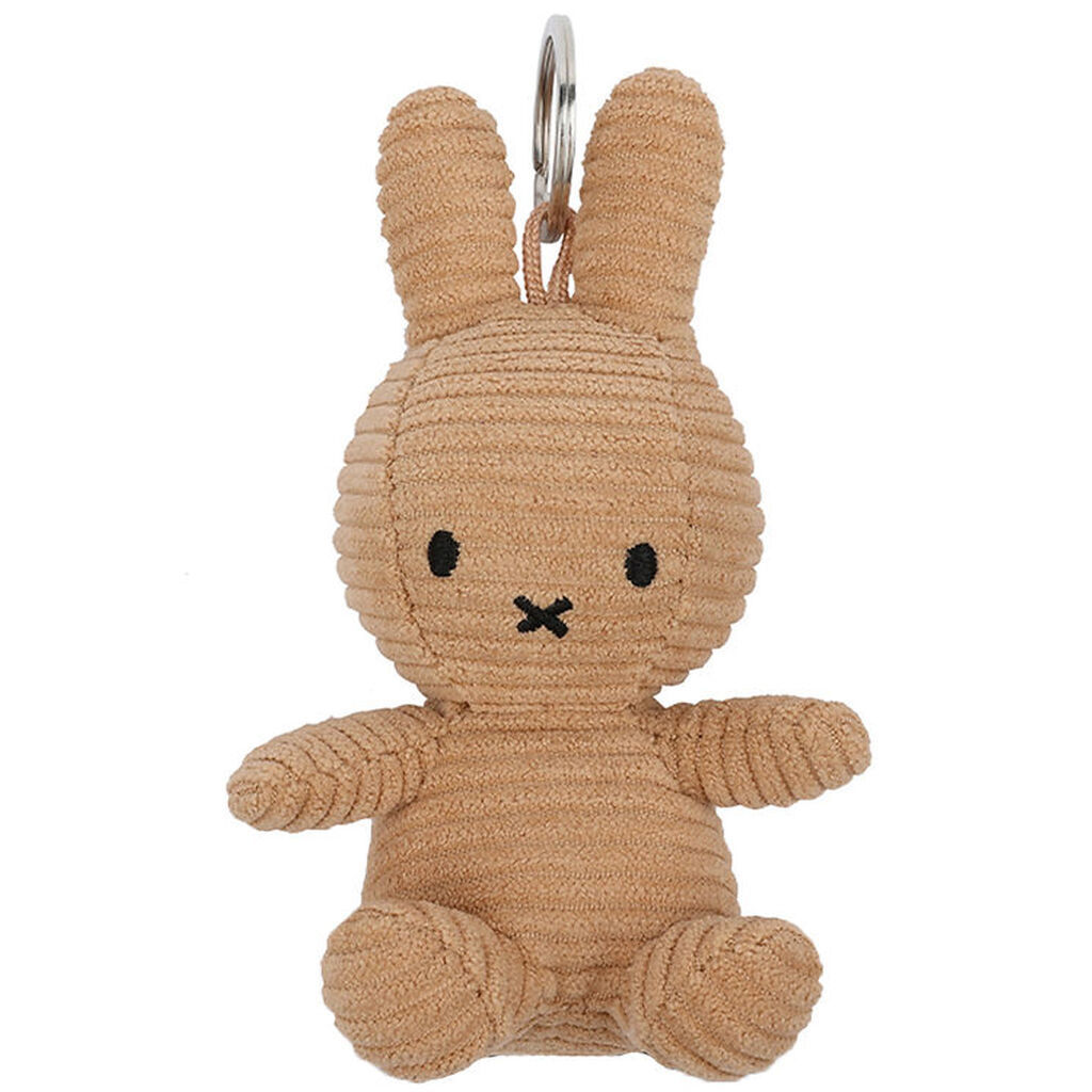 Bon Ton Toys Nøglering - 12 cm - Miffy ECO Corduroy - Beige