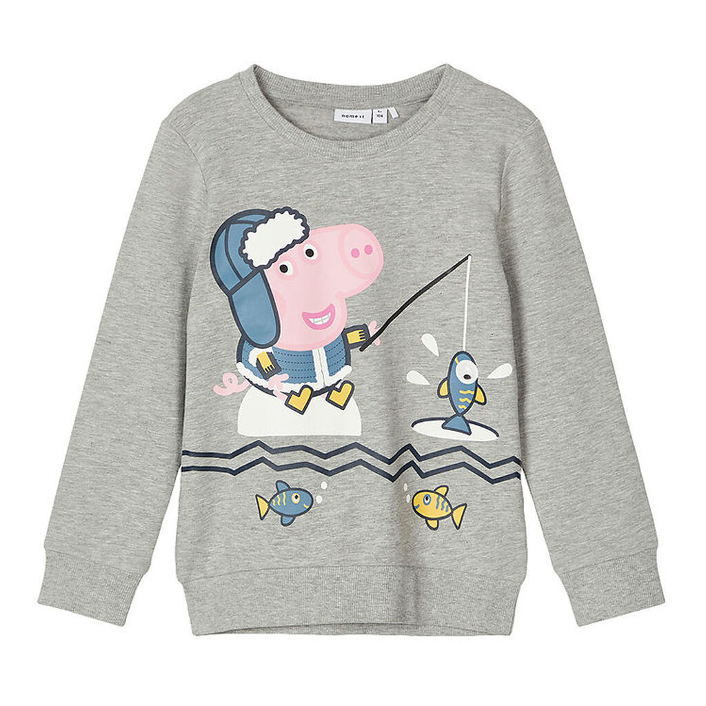 Name It Sweatshirt - NmmColbie - Grey Melange