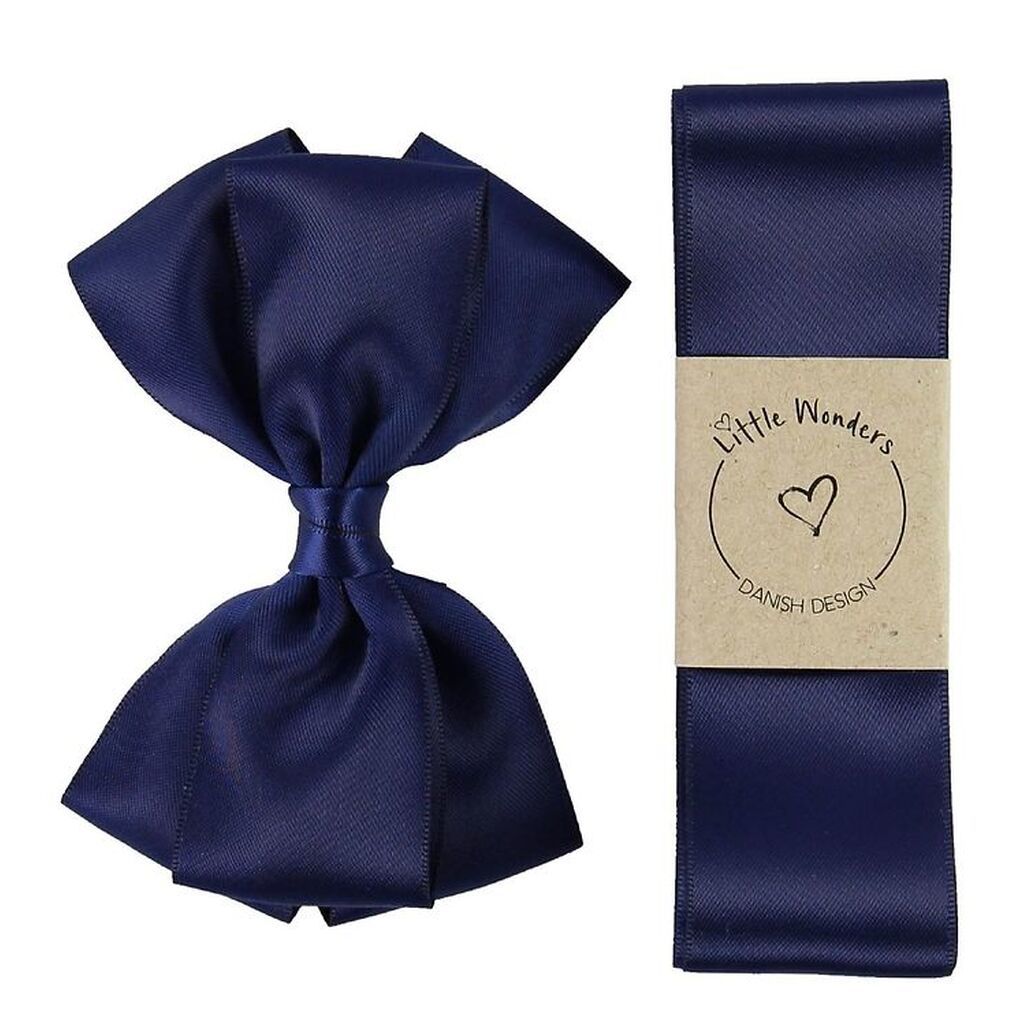 Little Wonders Dåbsbånd m. Sløjfe - Navy