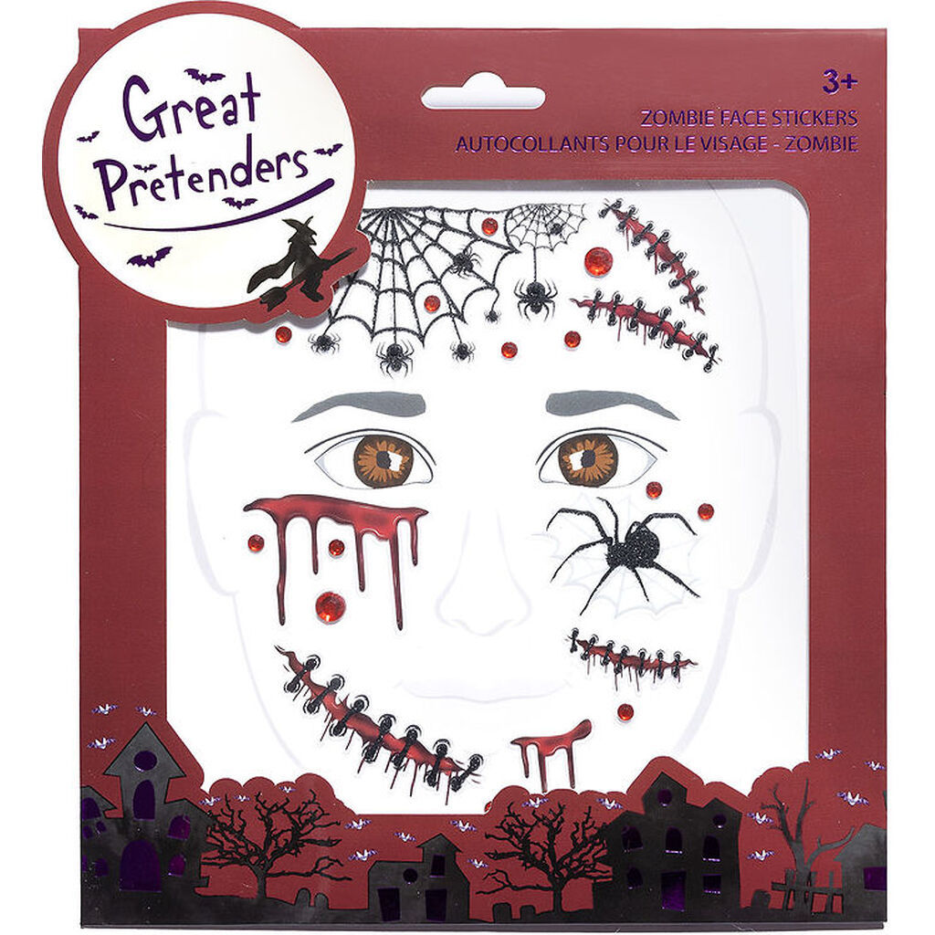 Great Pretenders Klistermærker - Zombie Face