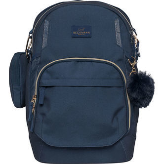 Beckmann Skoletaske - Sport Air - Blue/Gold