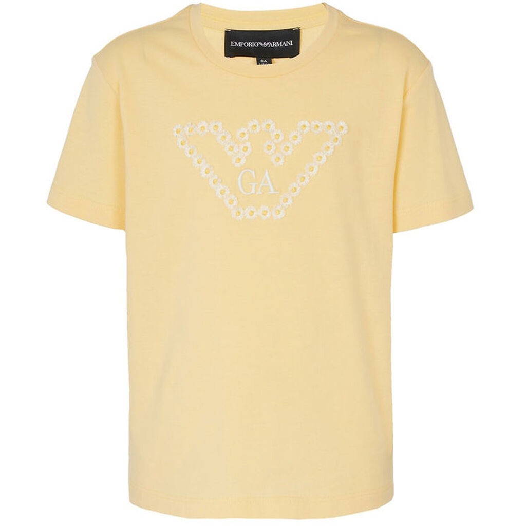 Emporio Armani T-shirt - Golden Haze m. Logo