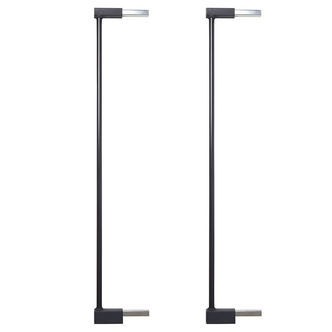 BabyDan Forlænger - Extend-A-Gate - 2 stk. - 73x7 cm - Sort