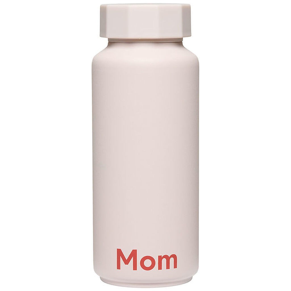 Design Letters Termoflaske - Mom - 500 ml - Pastel Beige